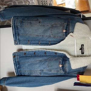 Sherpa Jean Jacket